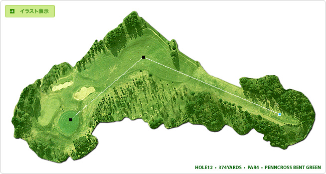 HOLE12 / 374YARDS / PAR4