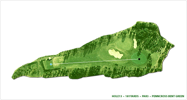 HOLE13 / 181YARDS / PAR3