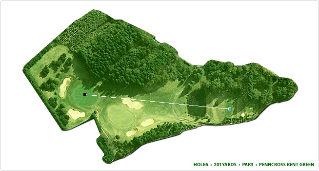 HOLE6 / 201YARDS / PAR3